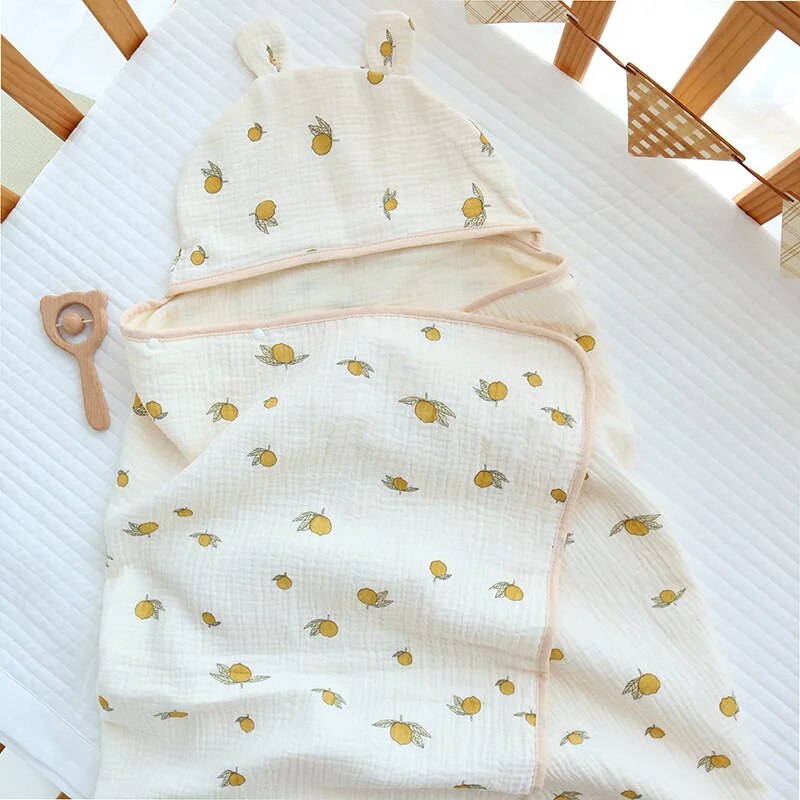 Hooded Cartoon Printed Towel