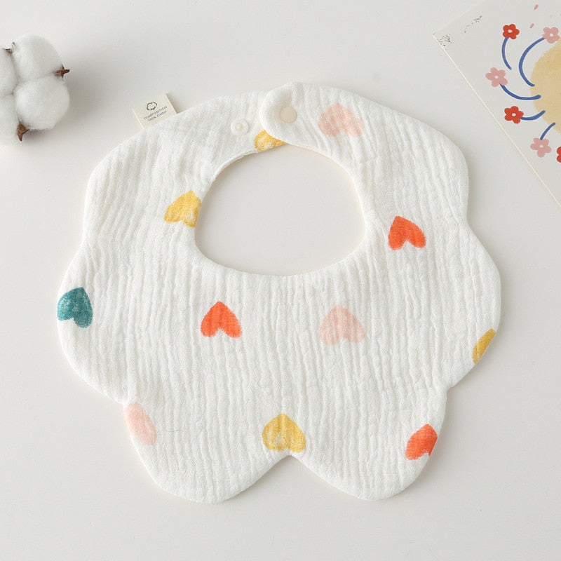 Round Petal Feeding Bib