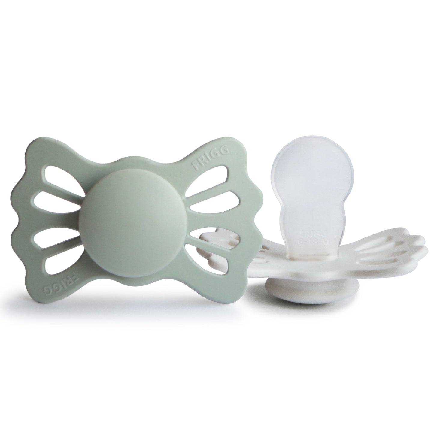 FRIGG Lucky Symmetrical Silicone Pacifier 2-Pack (6-18 Months)