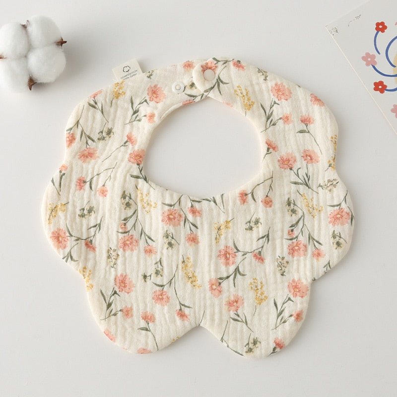 Round Petal Feeding Bib