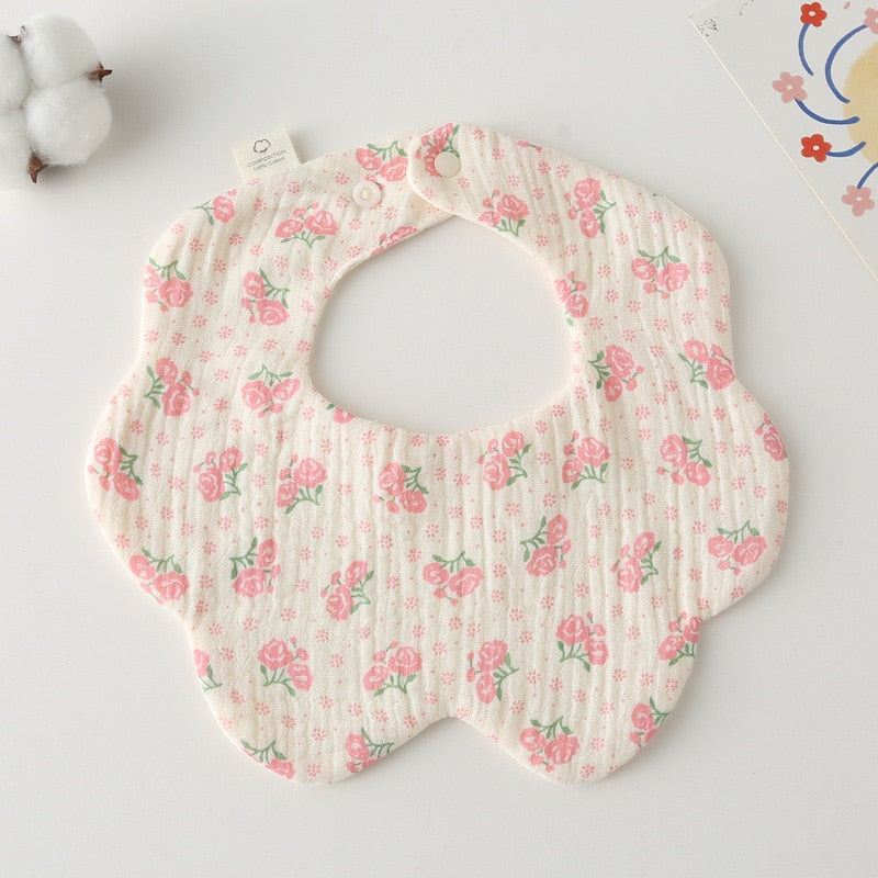 Round Petal Feeding Bib