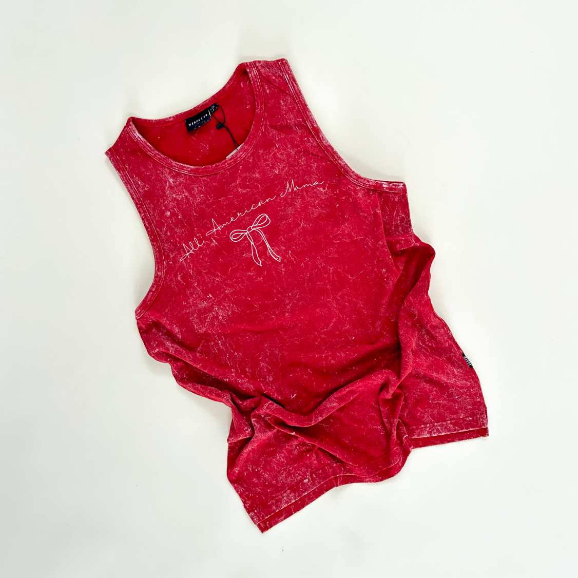 All American Mama Bow Adult Tank