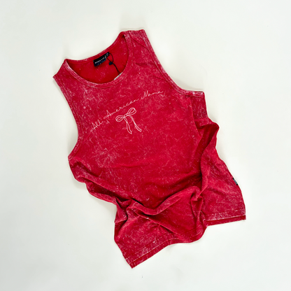 All American Mama Bow Adult Tank