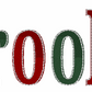 Custom Embroidered Christmas Sweater - Red, Green or Beige