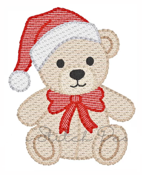 Jogginganzug aus Bio-Baumwolle mit Weihnachtsstickerei - Creme