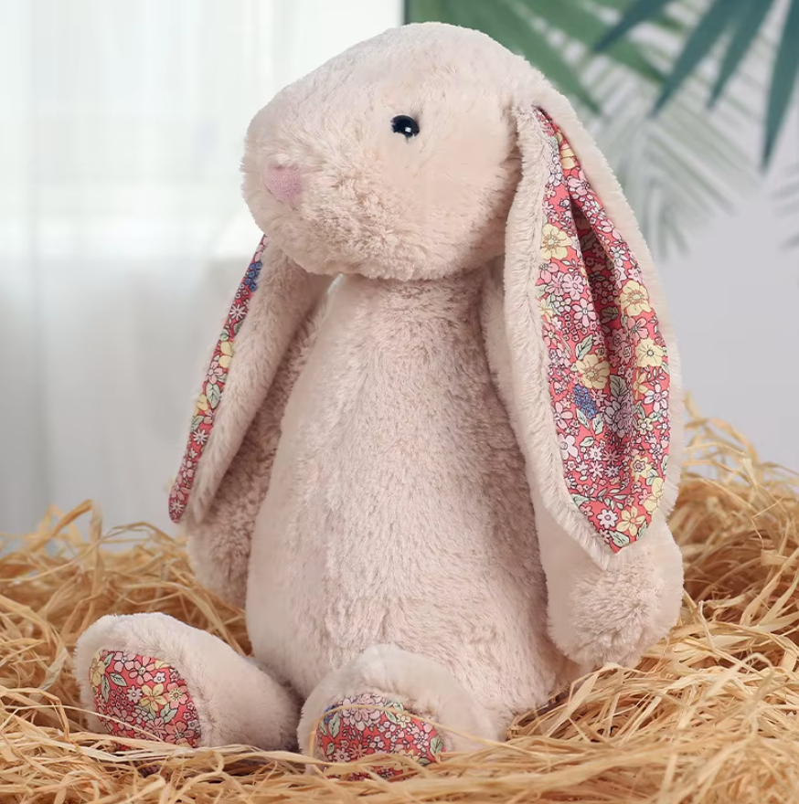 Custom Embroidered Plush Easter Bunny - more colors
