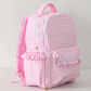 Custom Embroidered Ruffle Backpack - Gingham or Stripes