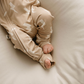 Bamboo Zip Pajamas | Tan & Cream Lightning Bolt