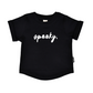 Spooky. Round Hem Unisex Kids tee