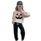 Neutral Jack-O-Lantern Pullover