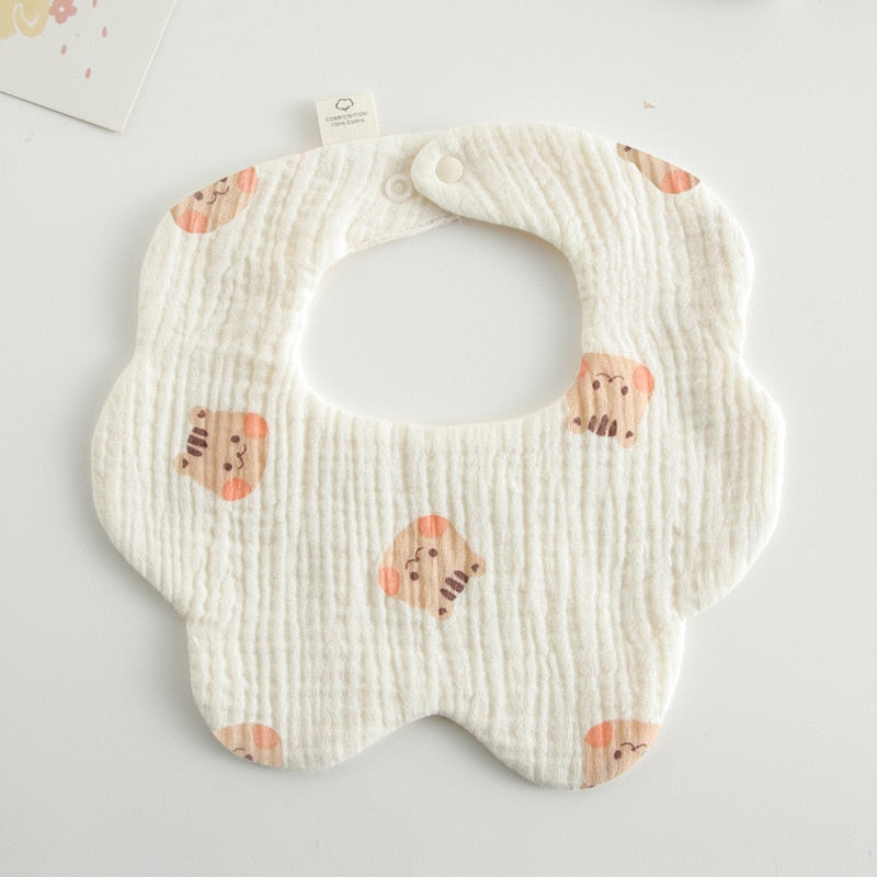 Round Petal Feeding Bib