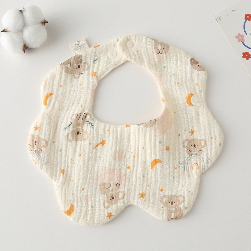 Round Petal Feeding Bib