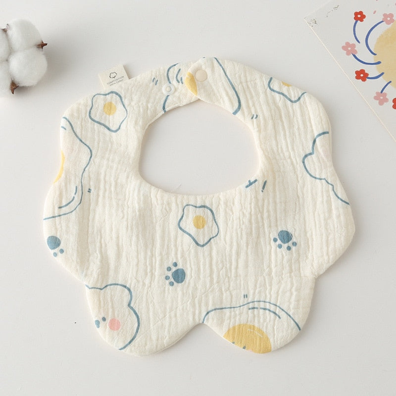 Round Petal Feeding Bib