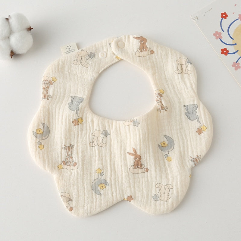 Round Petal Feeding Bib