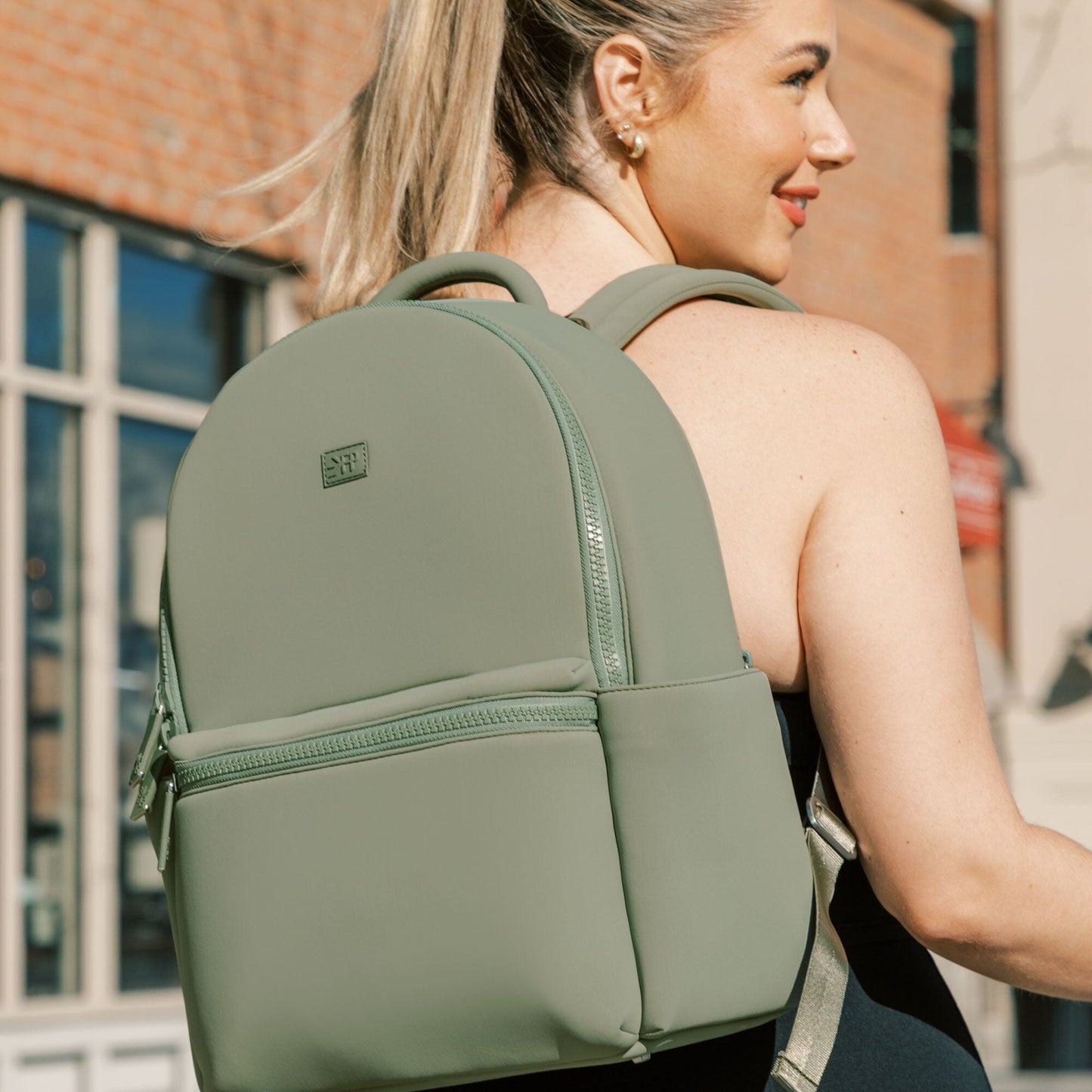 Sage Seoul Neoprene City Backpack