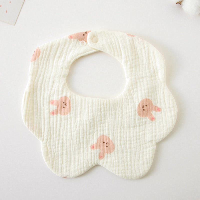 Round Petal Feeding Bib