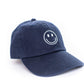 Navy Blue Smiley Face Hat