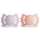 FRIGG Lucky Symmetrical Silicone Pacifier 2-Pack (0-6 Months)