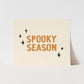 {Natural & Orange} Spooky Season Art Print