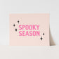 {Pink} Spooky Season Art Print