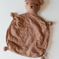 Custom Embroidered Teddy Bear Lovey – Soft Modal Security Blanket | Little Joy Co.