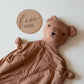 Custom Embroidered Teddy Bear Lovey – Soft Modal Security Blanket | Little Joy Co.