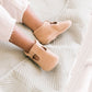 Weathered Brown T-Bar Baby Shoe
