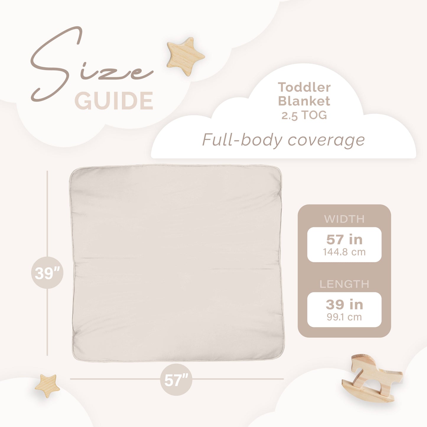 Toddler Blanket stars 2.5 TOG