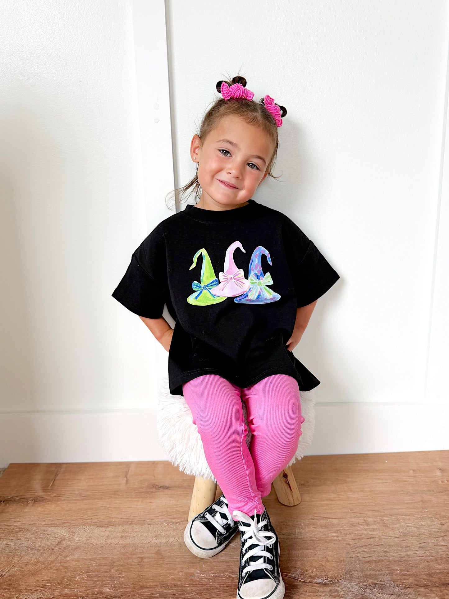 Witch Hat Trio Oversized Tee or T-Shirt Romper