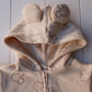 Printed Zip Hooded Jumpsuit
