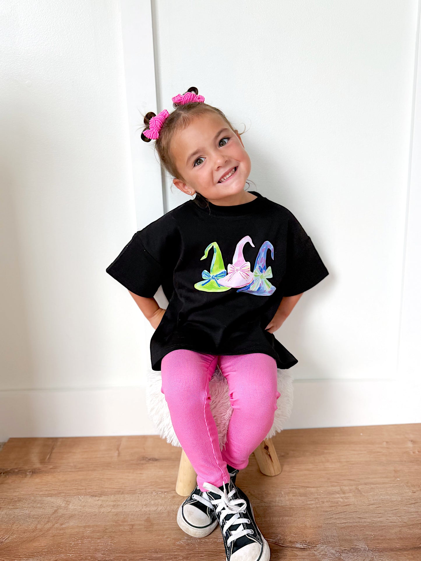 Witch Hat Trio Oversized Tee or T-Shirt Romper