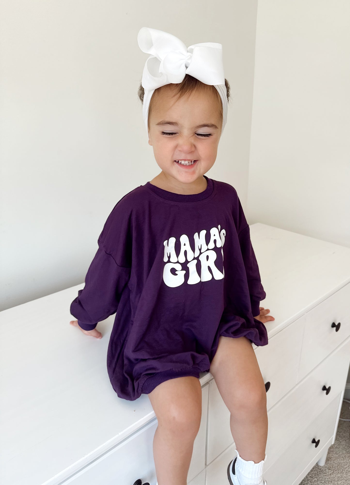 Mama's Girl – Bambus-Sweatshirt-Strampler