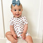 Red White & Blue Tulips Bamboo Shorty Pajamas