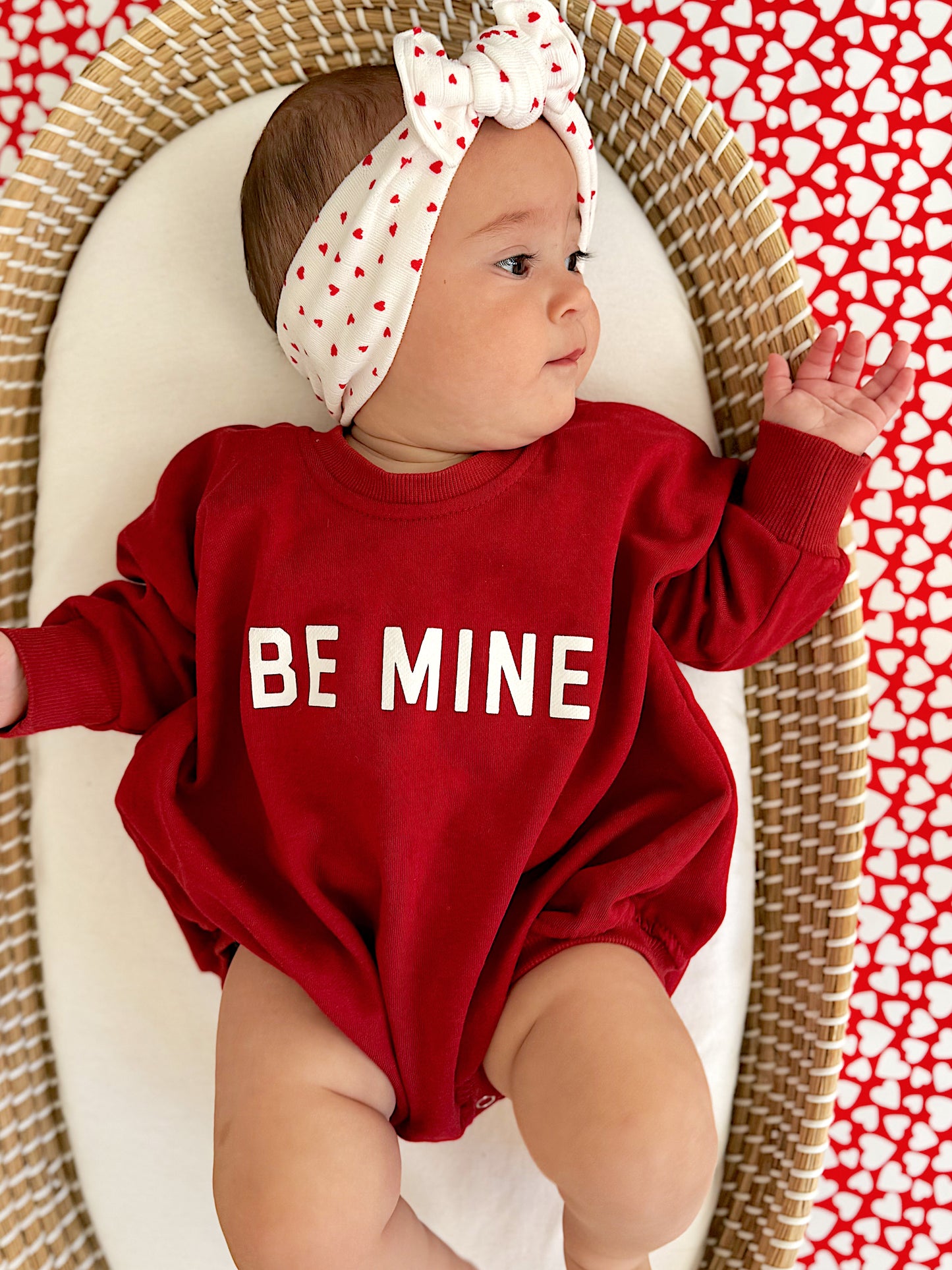 Be Mine Sweatshirt Romper - more colors