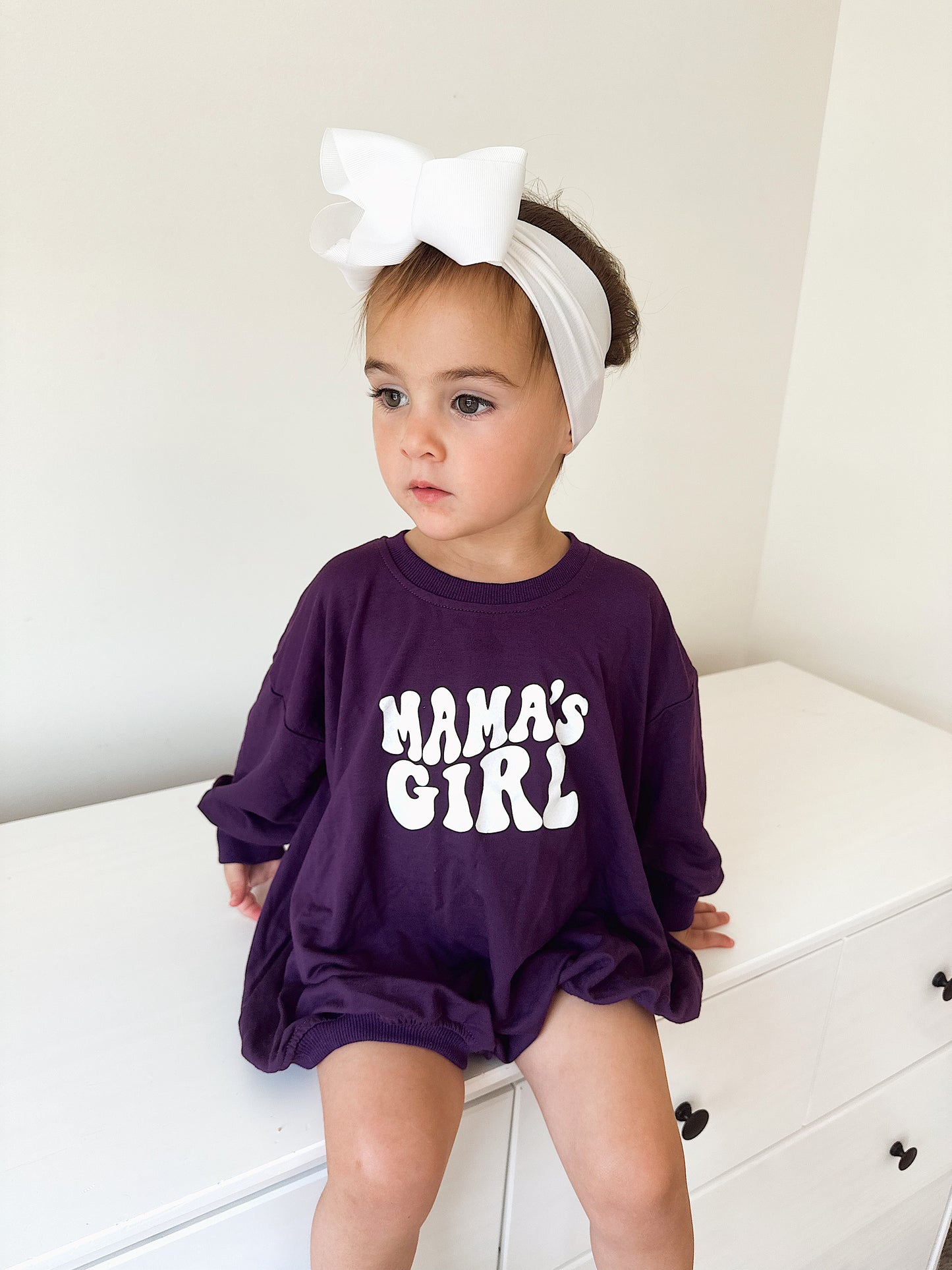 Mama's Girl – Bambus-Sweatshirt-Strampler