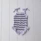 Spring Knit Ruffle Onesie