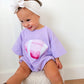 Pink Football Oversized Tee or T-Shirt Romper - More Colors