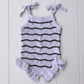 Spring Knit Ruffle Onesie