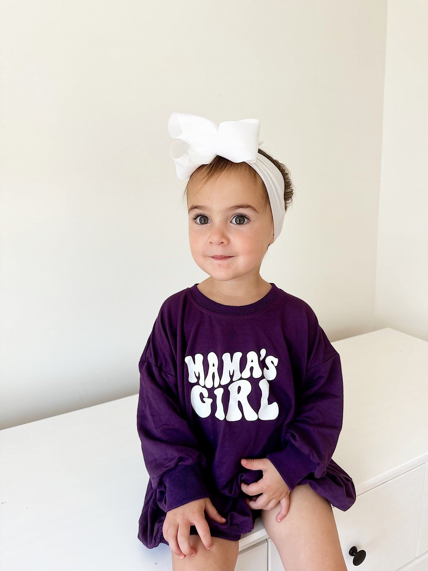 Mama's Girl – Bambus-Sweatshirt-Strampler