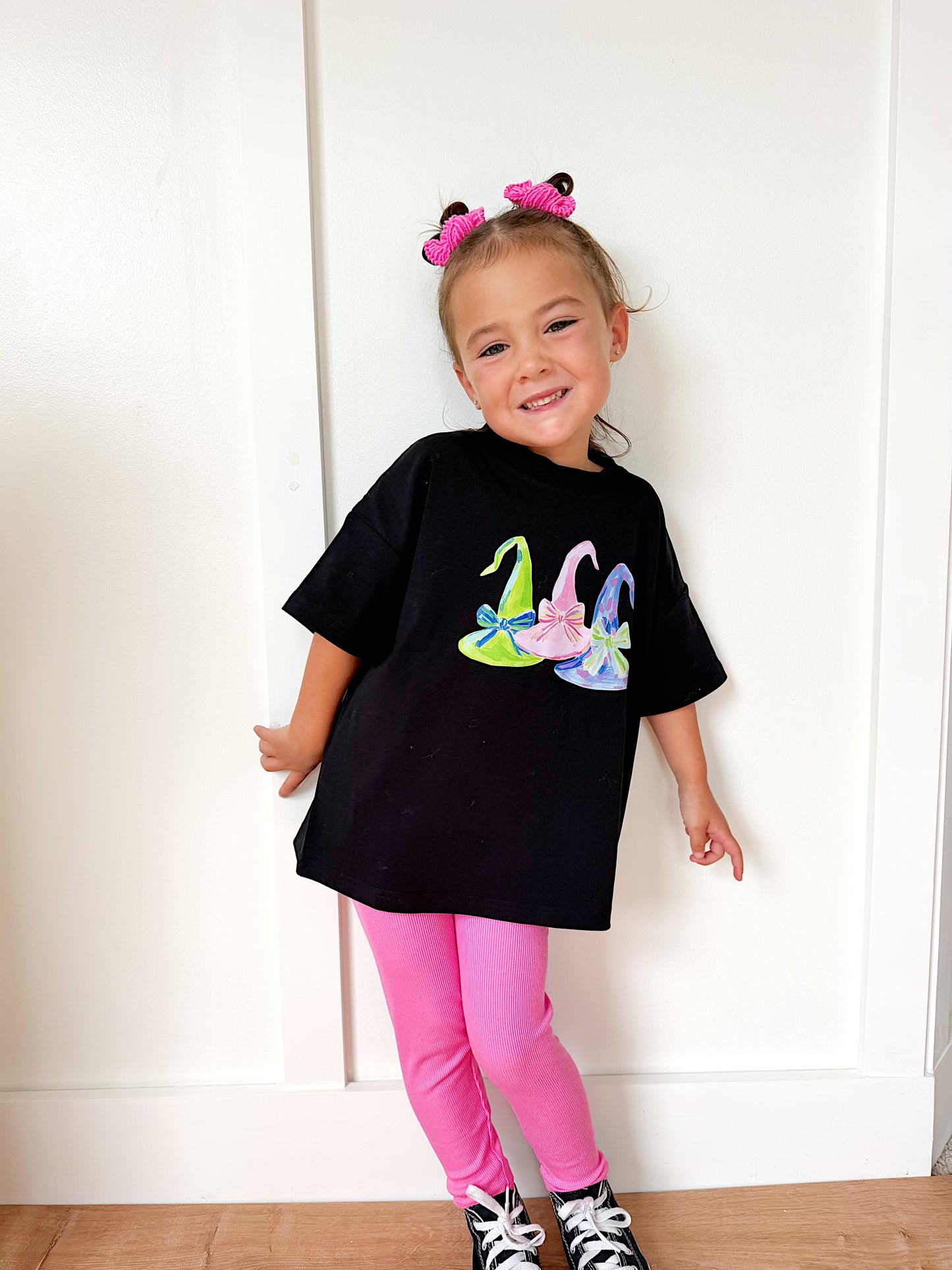 Witch Hat Trio Oversized Tee or T-Shirt Romper