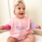 Custom Embroidered Colorblock Sweatshirt Romper