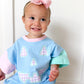 Gingham Jack o'Lantern Colorblock Tee & Bamboo Shorts Set
