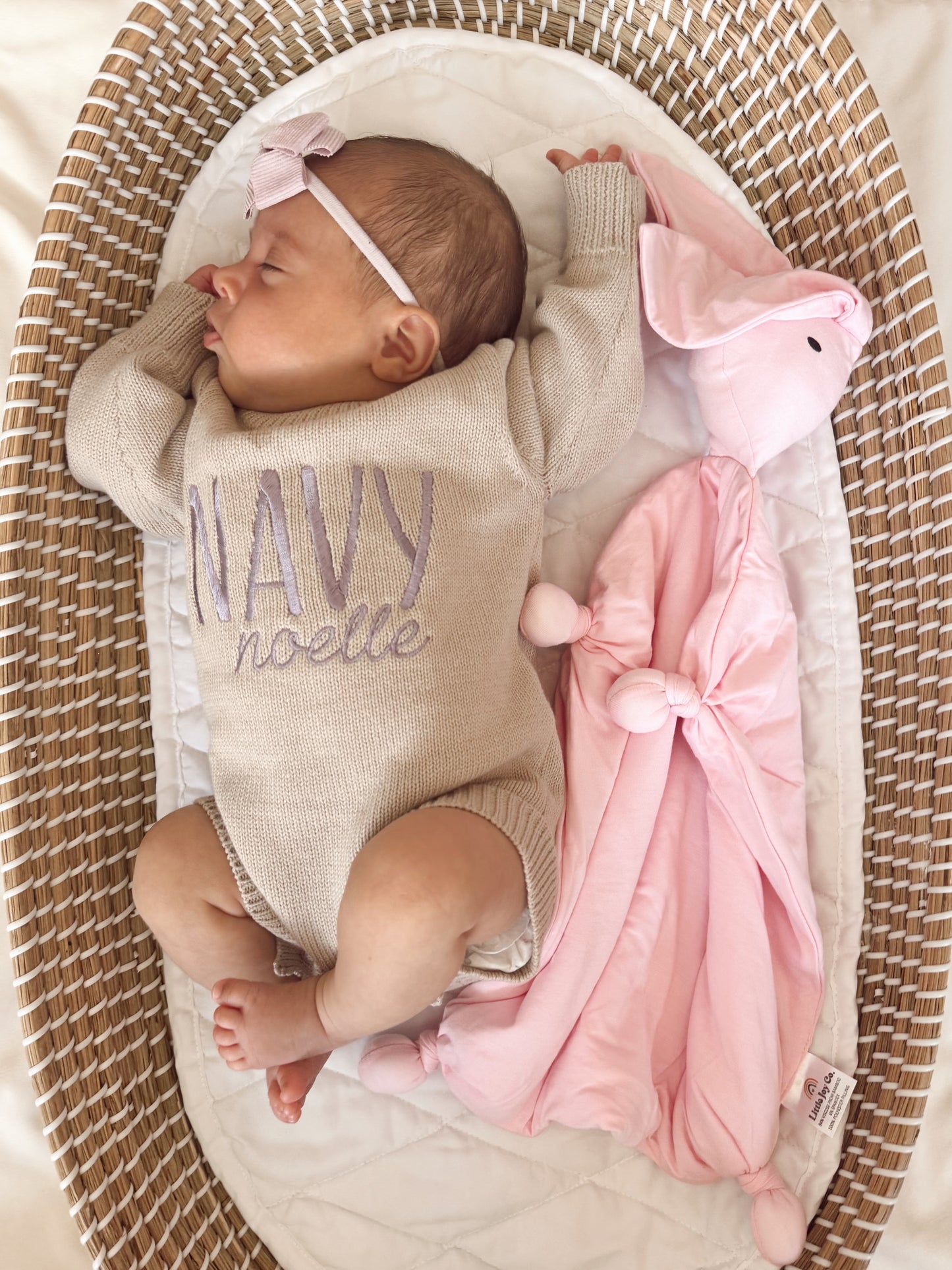 Custom Embroidered Knit Sweater Romper