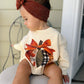 Patchwork Pumpkin Crewneck Sweatshirt or Sweatshirt Romper