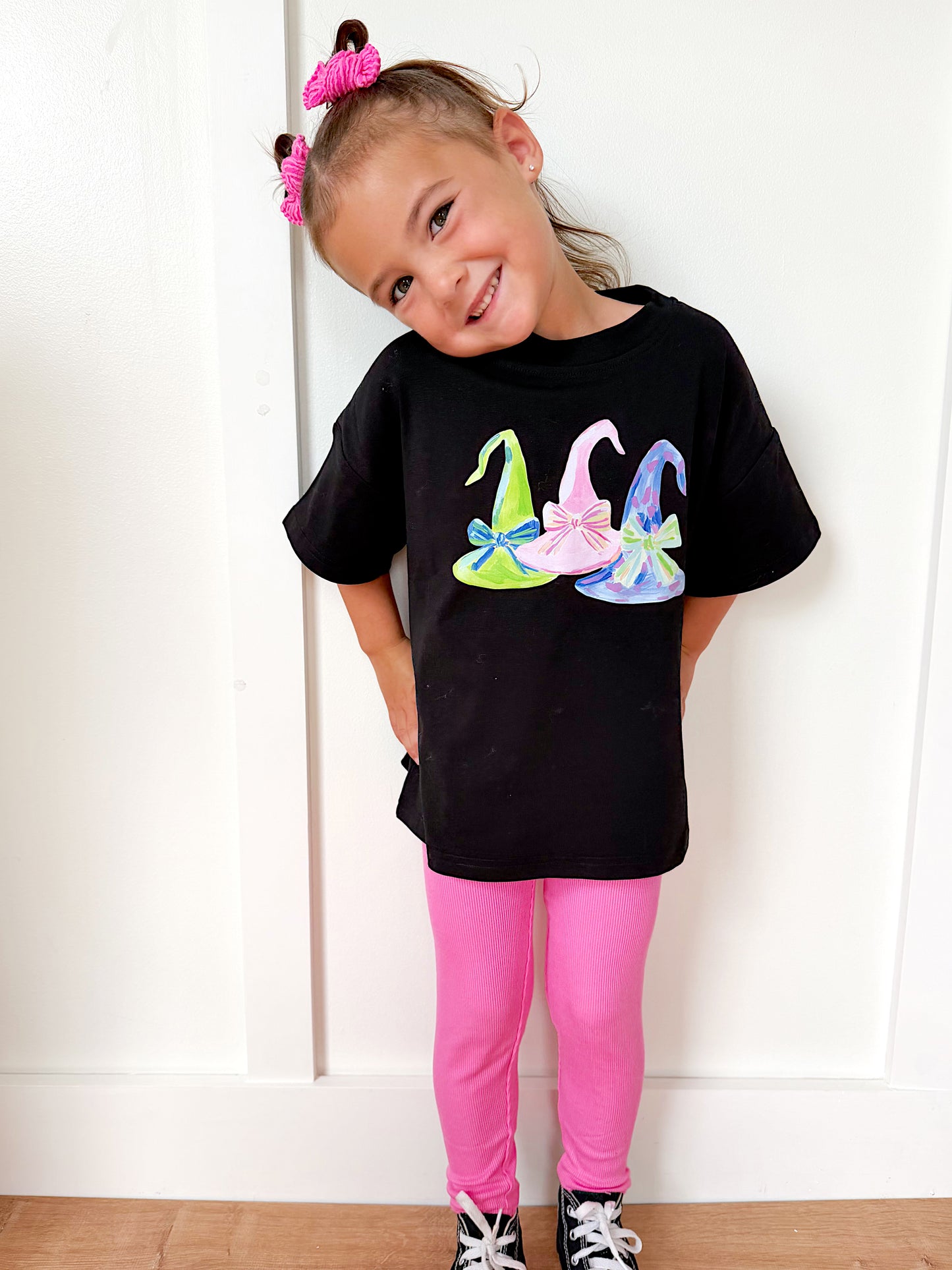 Witch Hat Trio Oversized Tee or T-Shirt Romper