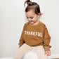 Thankful Sweatshirt mit Rundhalsausschnitt aus Bio-Baumwolle