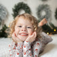 Vintage Santa Bamboo Christmas Pajamas - 2pc Set