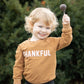 Thankful Sweatshirt mit Rundhalsausschnitt aus Bio-Baumwolle