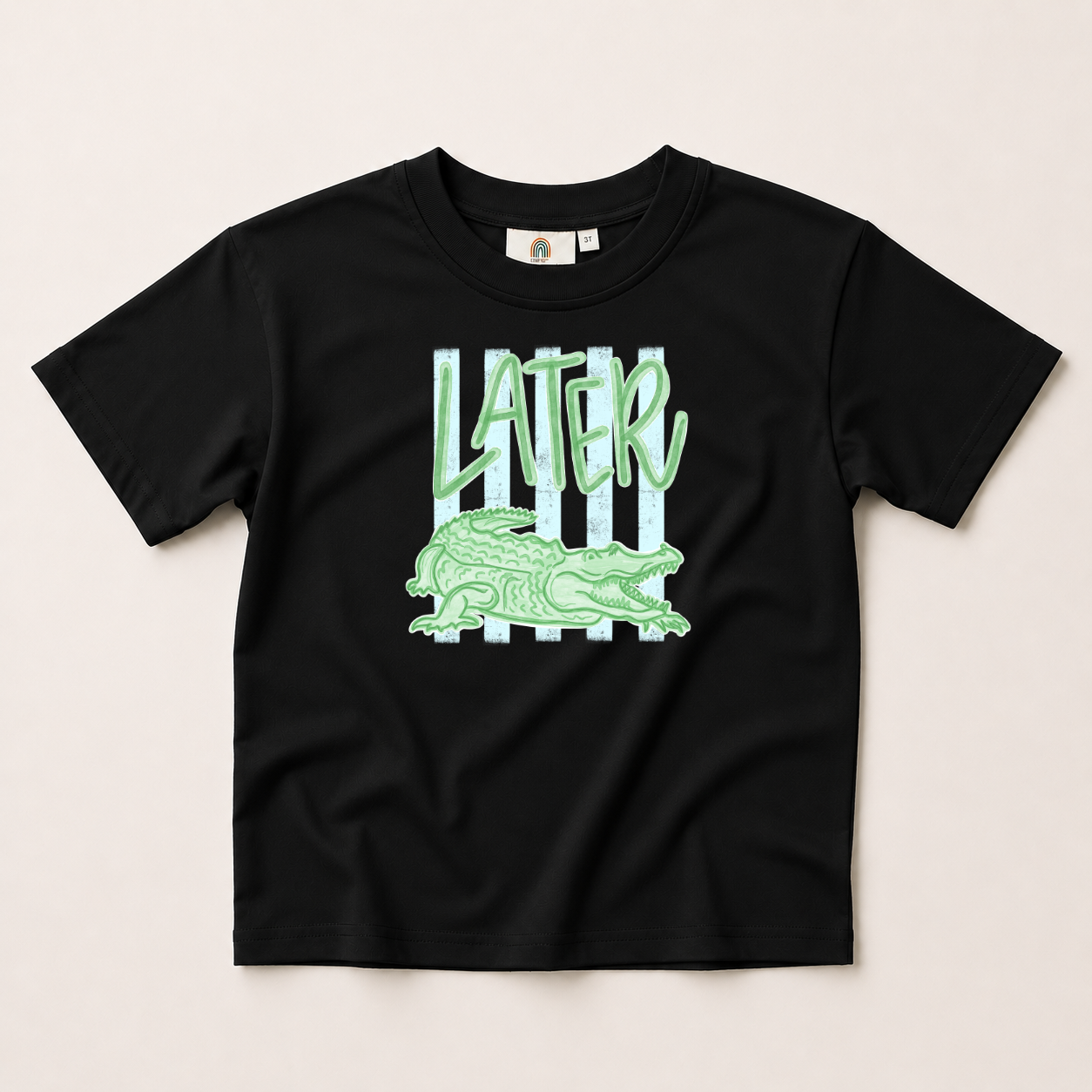 Later Alligator Oversized Tee or T-Shirt Romper