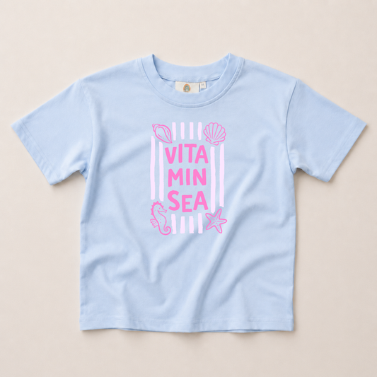 Vitamin Sea Tee or Bubble Romper